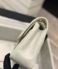 Сумка Large Classic Grained Calfskin Bag White